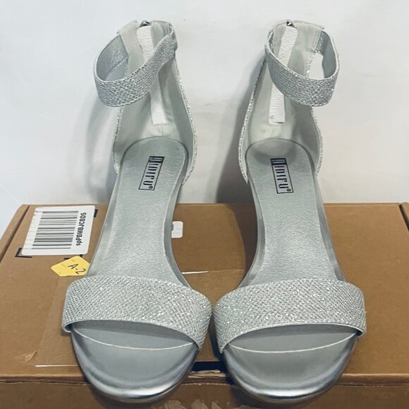 IDIFU NWB-Women's 2" Kitten Heels-Formal Stretch Strappy Ankle-Open Toe-Sz. 9 - Picture 5 of 16